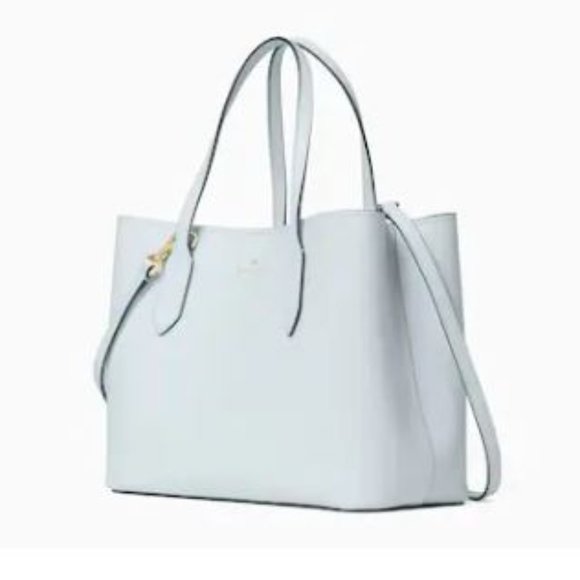 Kate Spade Harper Satchel in MOONLIGHT  Leather Adjustable Detachable Straps - Picture 4 of 10